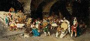 Luis Riccardo Falero Day in a tavern oil painting artist